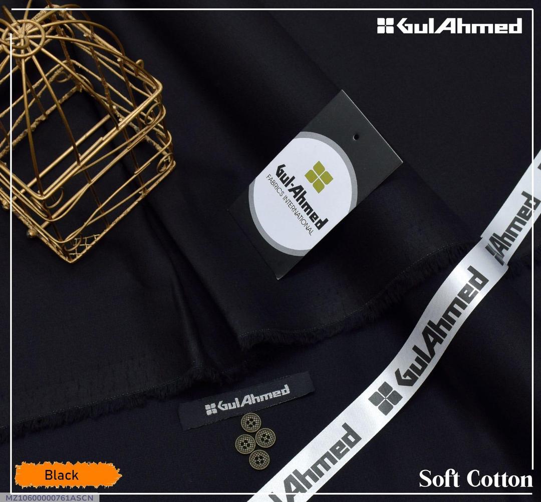 Men's Black Cotton Suit Summer Pakistan