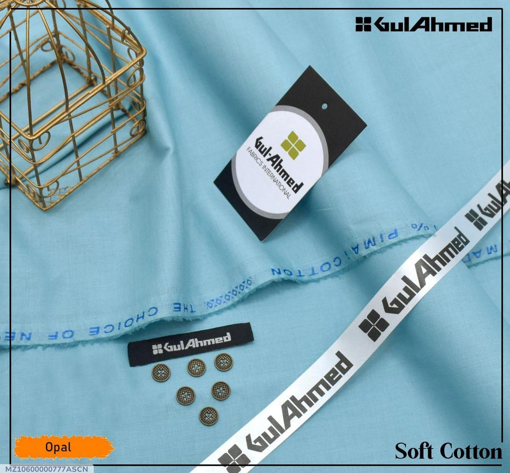 Soft Cotton Turquoise Suit for Men Summer Wear