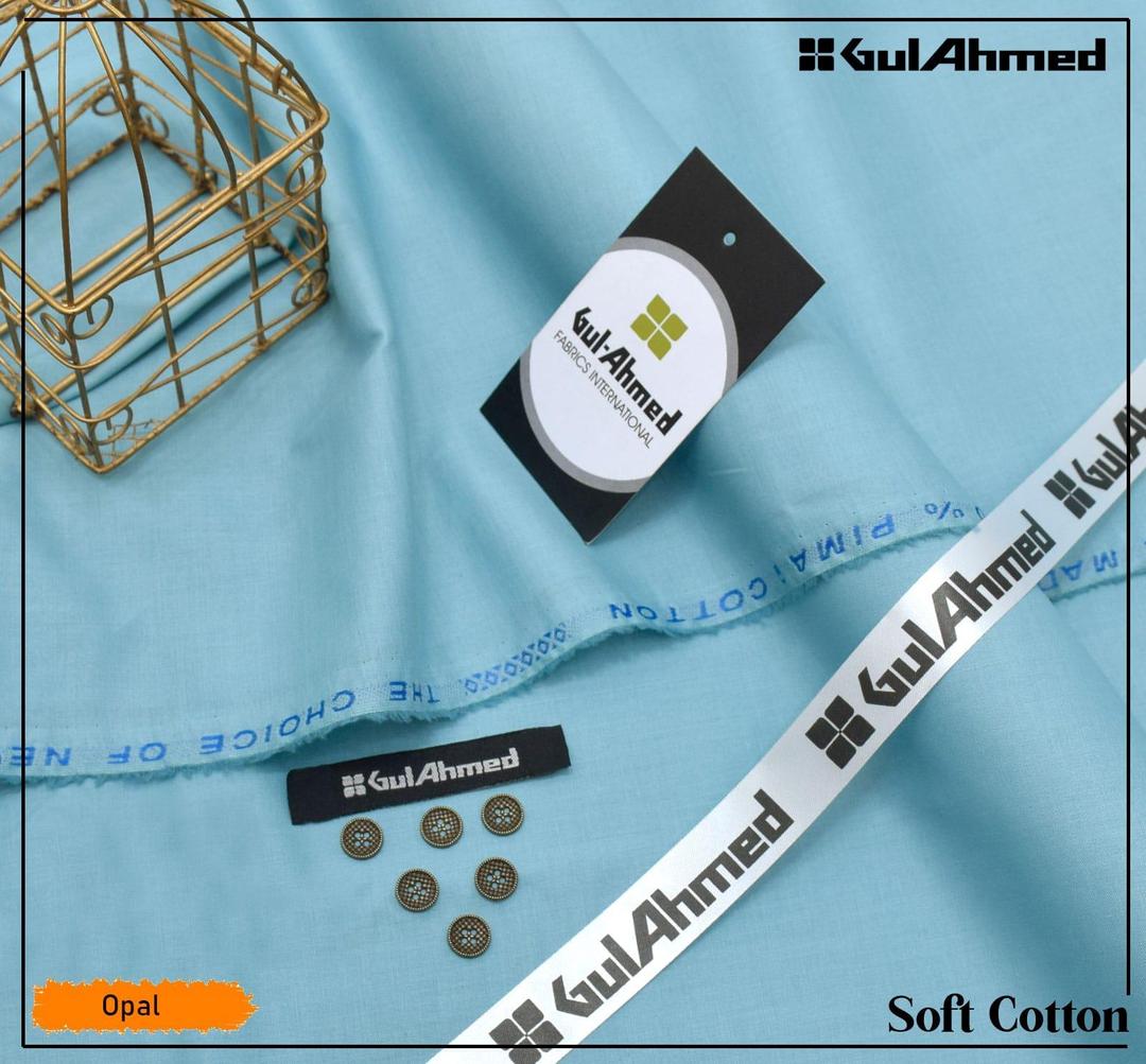 Soft Cotton Turquoise Suit for Men Summer Wear