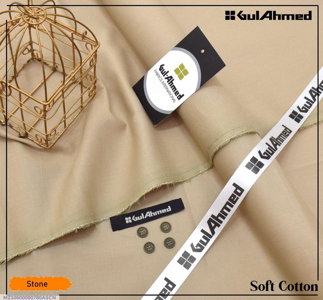 Premium Cotton Plain Suit Stone Color Summer Wear