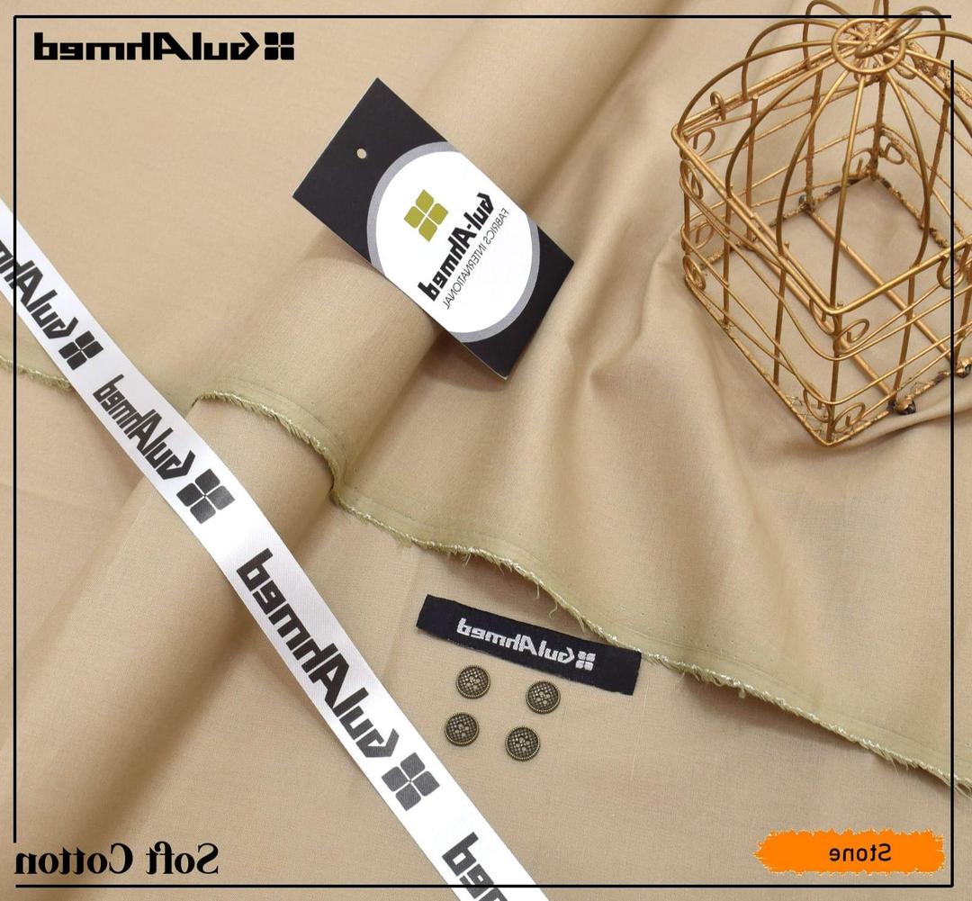 Premium Cotton Plain Suit Stone Color Summer Wear