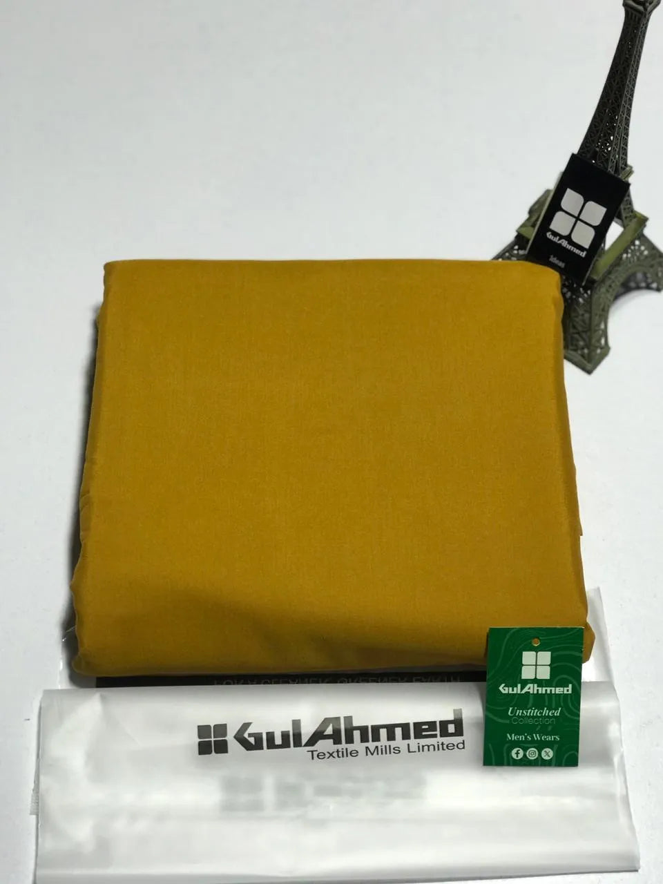 Mustard Wash & Wear Men Suit GulAhmed