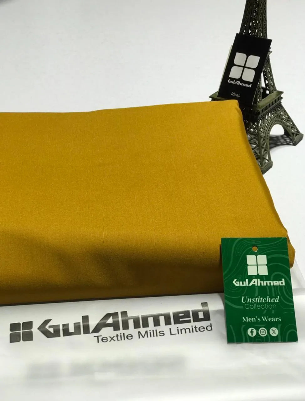 Mustard Wash & Wear Men Suit GulAhmed