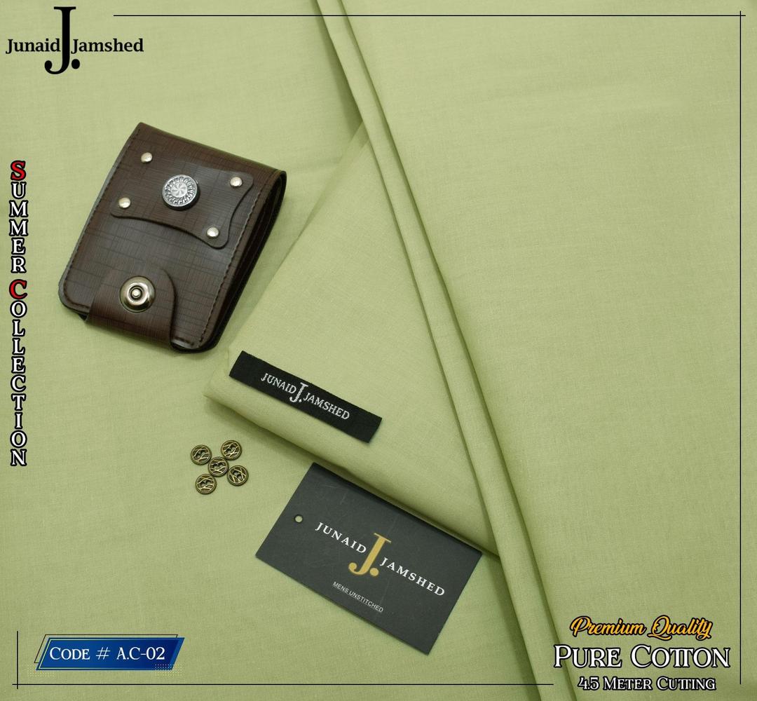 Premium Quality Green Cotton Suit for Men 4.5m