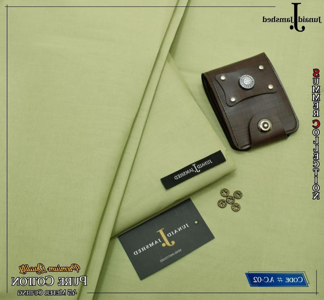 Premium Quality Green Cotton Suit for Men 4.5m