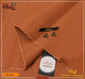 Men's Khaddar Textured Suit Salmon Winter