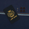 Men Cotton Plain Blue Suit Winter 7m Cutting