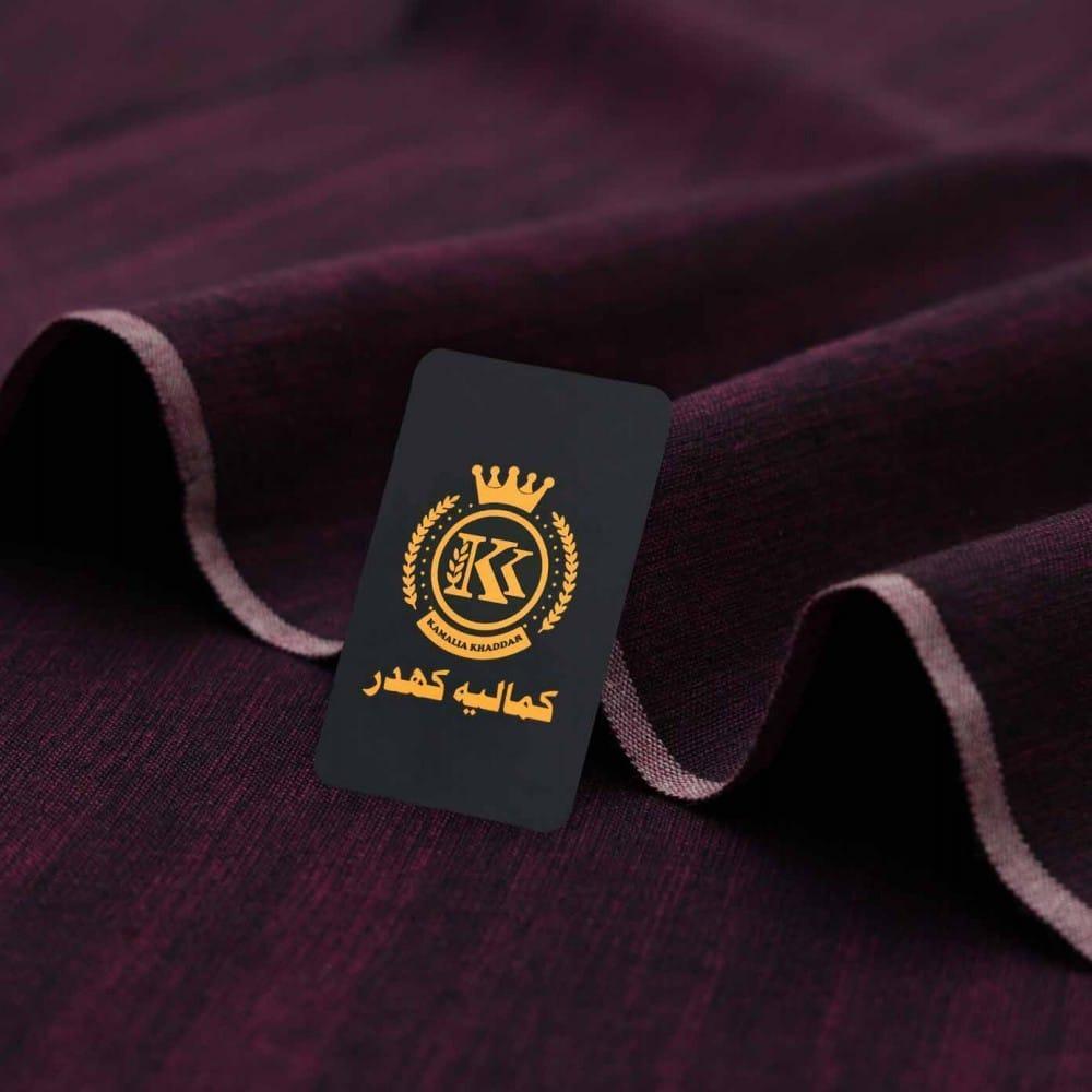 Purple Cotton Suit for Men Winter Formal Wear