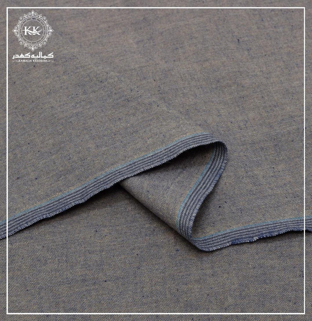 Men’s Unstitched Khaddar Suit - 7 Pcs Plain Winter Collection