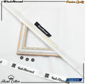 Unstitched Hard Cotton Suit Off-White 8 Button