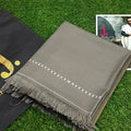 Grey Wool Shawl for Men 3 Yard