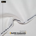 Premium Karandi Suit Off-White Men's Durable Fabric