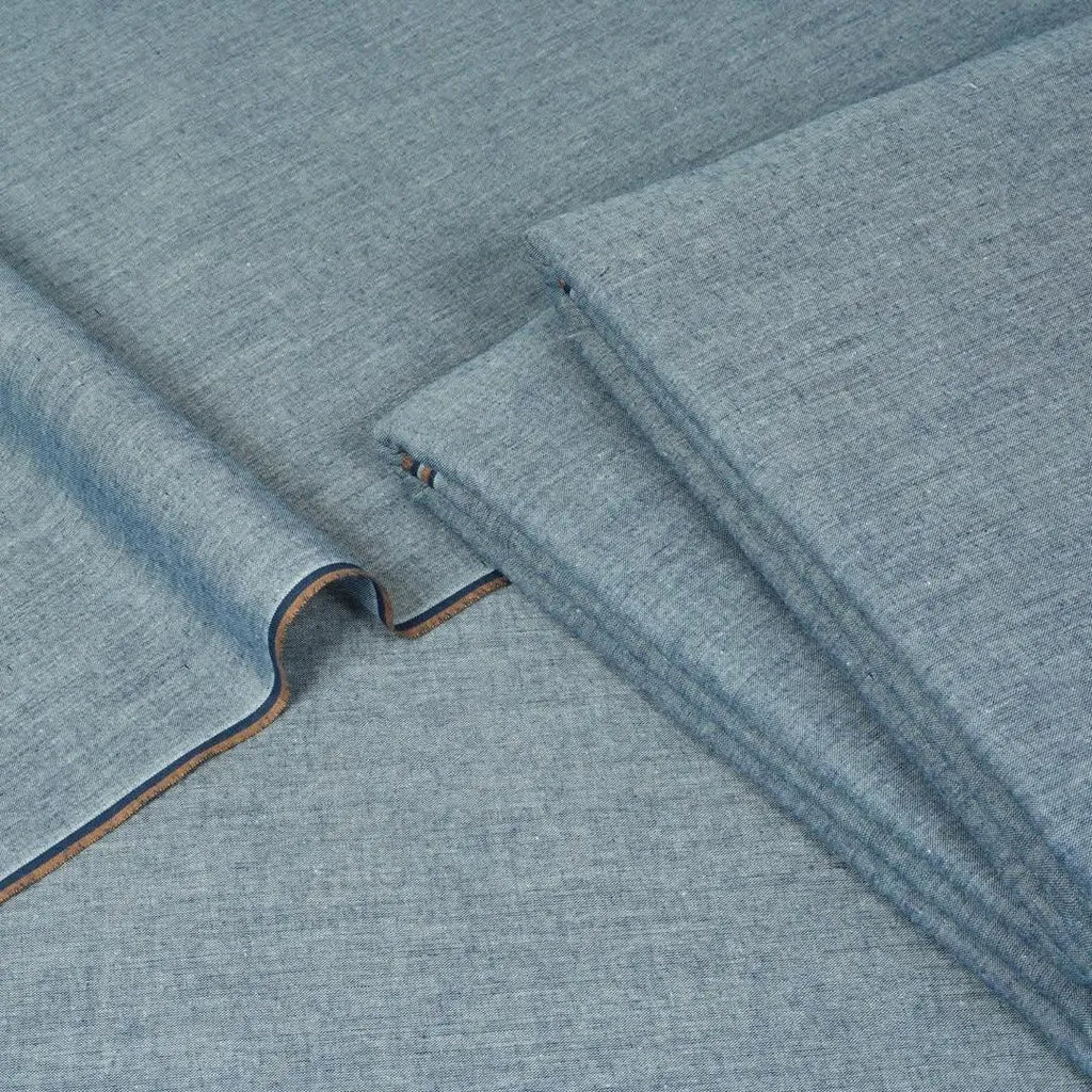 Men's Grey Denim Cloth Unstitched Fabric 90x150cm