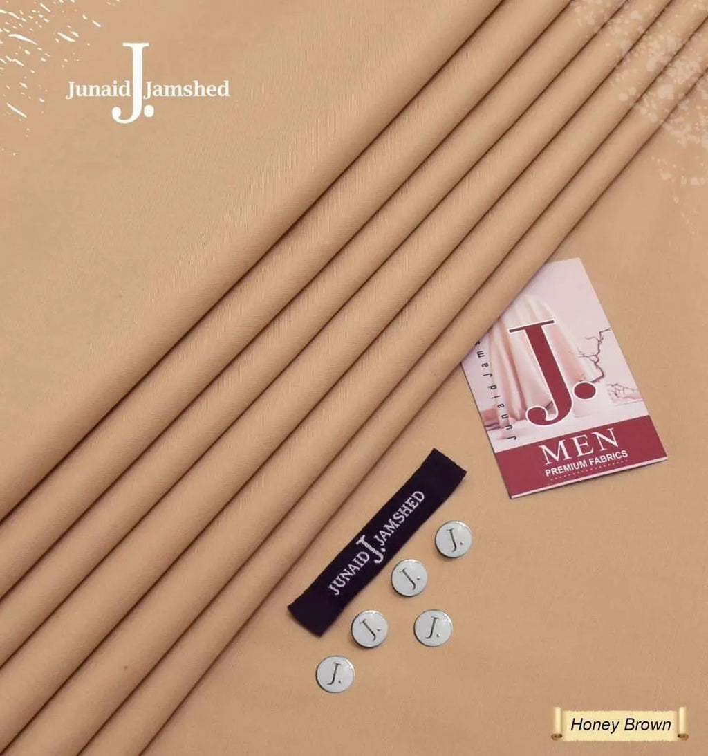 Junaid Jamshed Boski Plain Suit Golden Summer