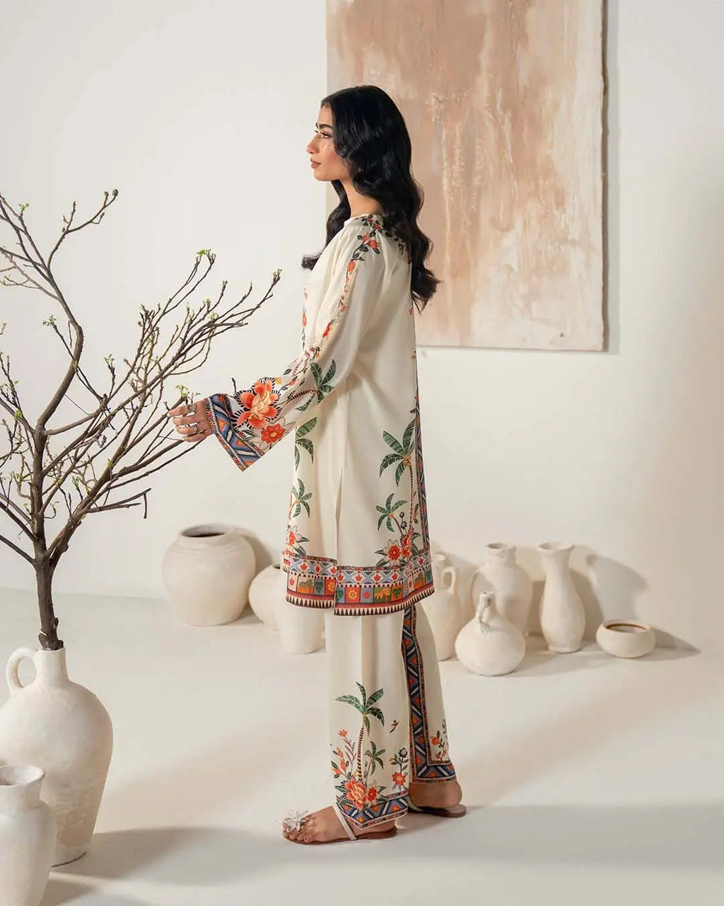 Stylish Women's Stitched Suit - Printed 2 Pcs