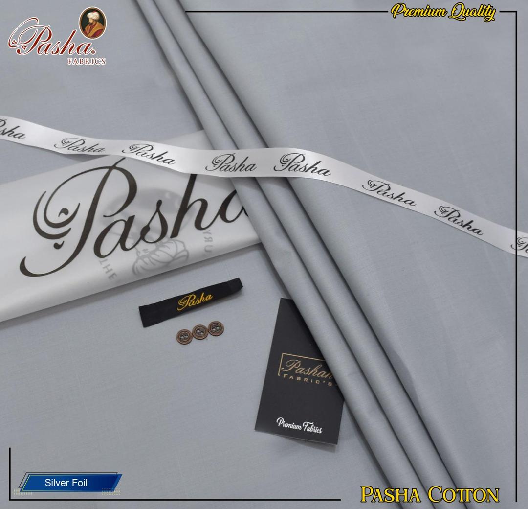 Premium Silver Foil Hard Cotton Suit for Men