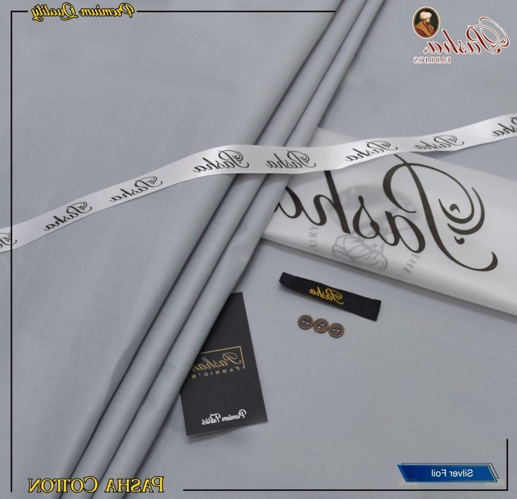 Premium Silver Foil Hard Cotton Suit for Men