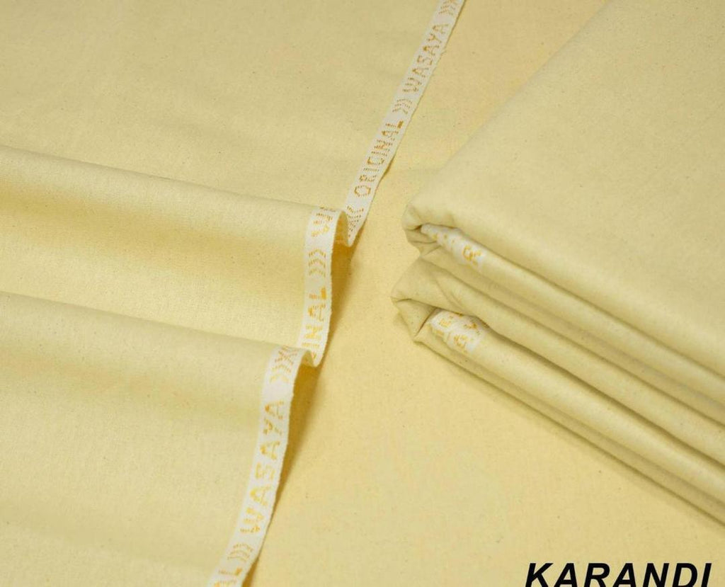 Premium Karandi Plain Suit Peach Color Winter Wear