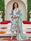 Women's 3-Piece Printed Lawn Suit Off White