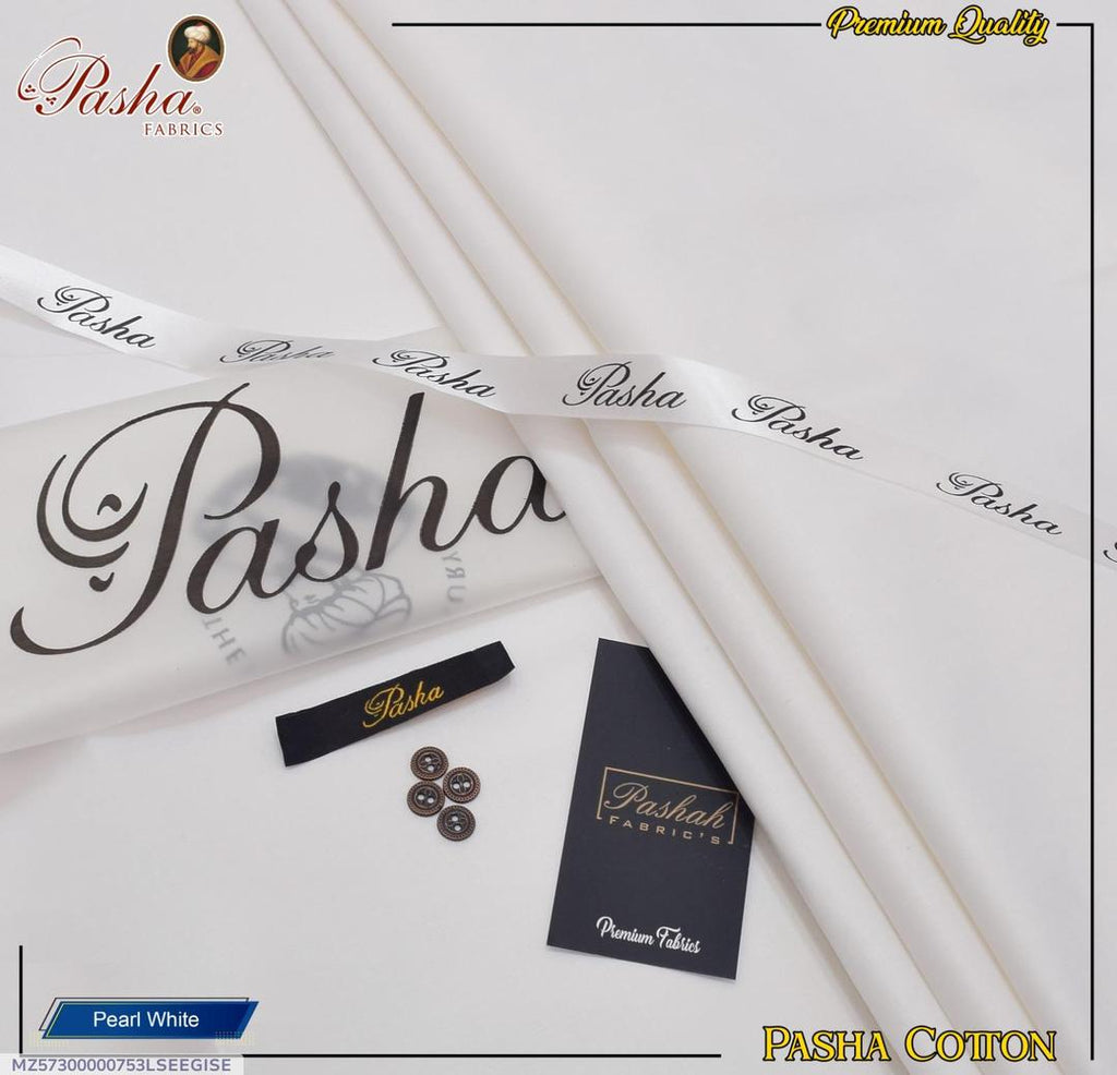 Premium Hard Cotton Suit Pearl White for Men