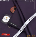 Unstitched Cotton Sotton Suit Purple Winter Men