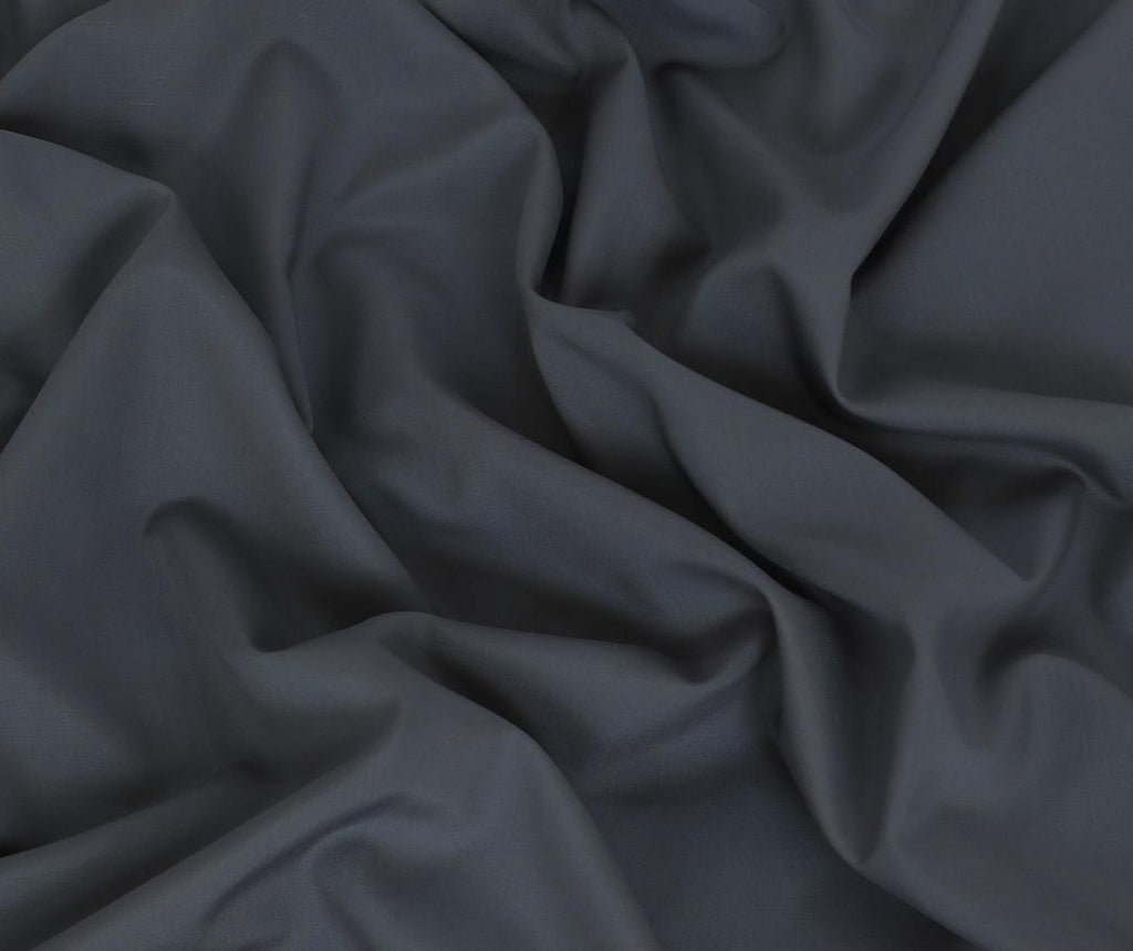 Men's Grey Wash & Wear Plain Suit Fabric 4m Gul Ahmad