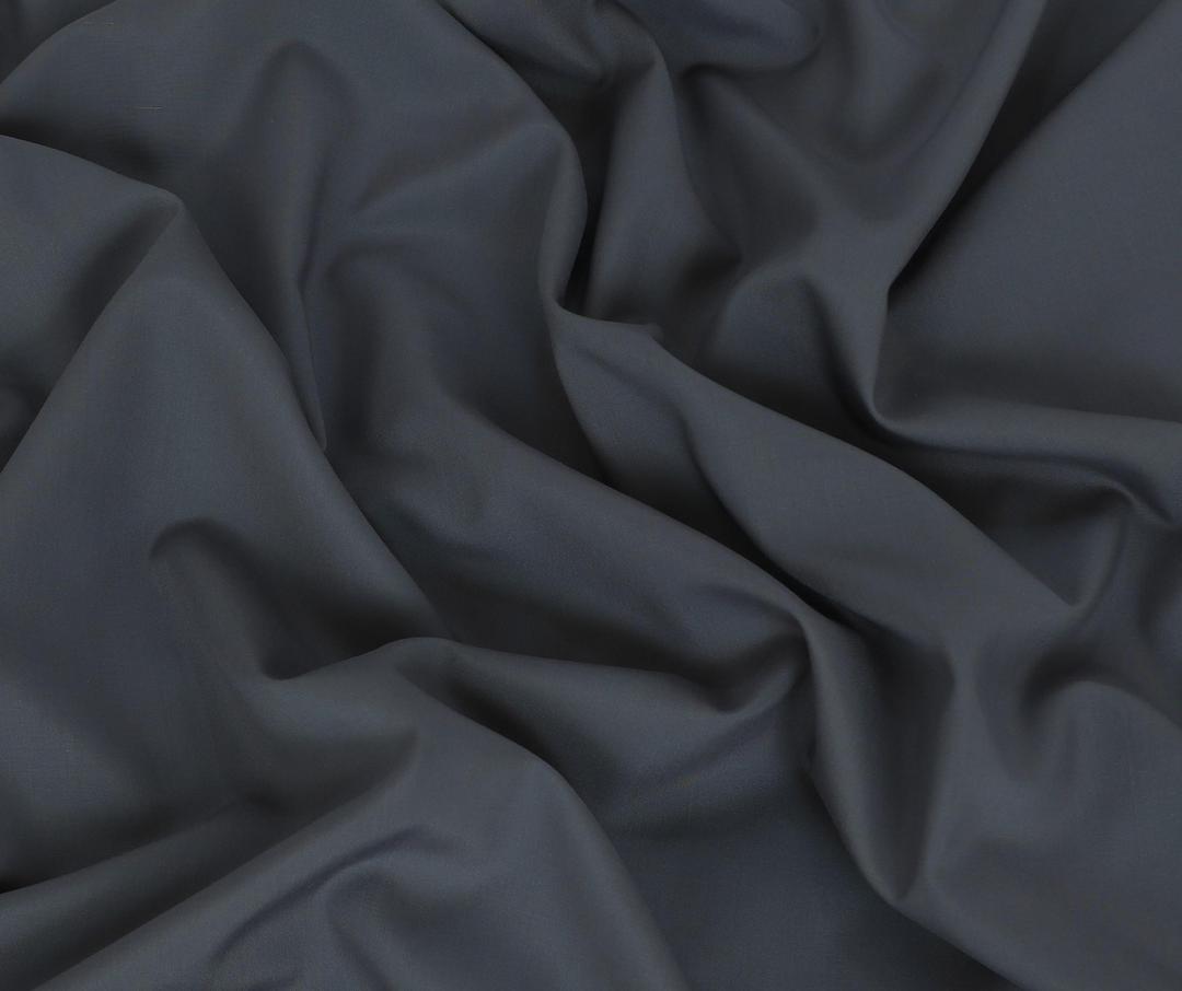 Men's Grey Wash & Wear Plain Suit Fabric 4m Gul Ahmad