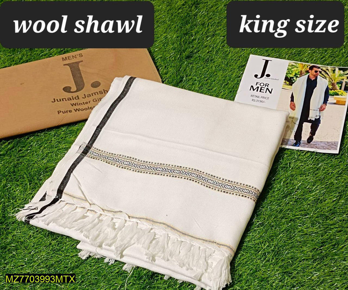 Premium Wool Shawl for Men Winter Warm Blanket