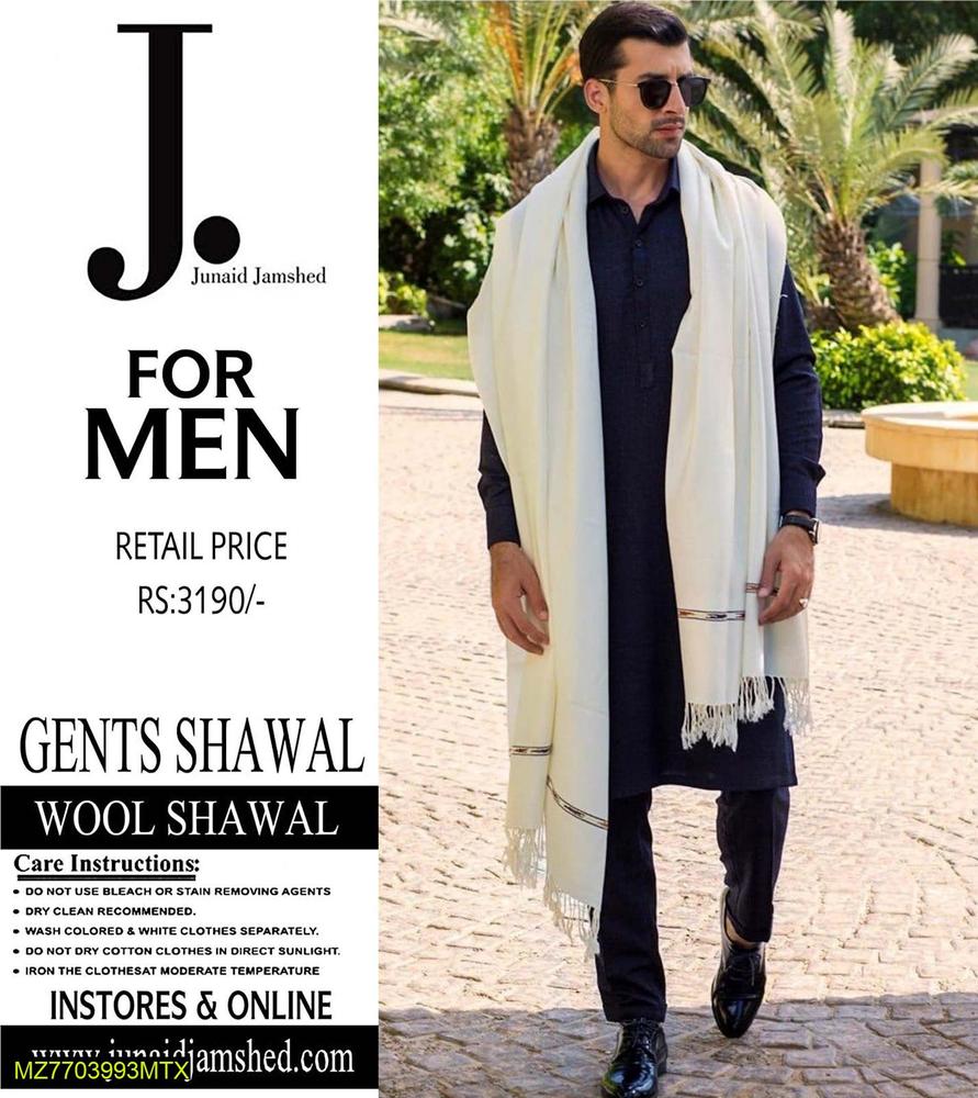 Premium Wool Shawl for Men Winter Warm Blanket