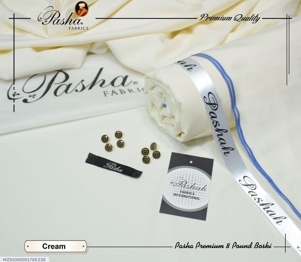 Pasha Boski Cream Suit for Men Wedding Eid Daily Wear