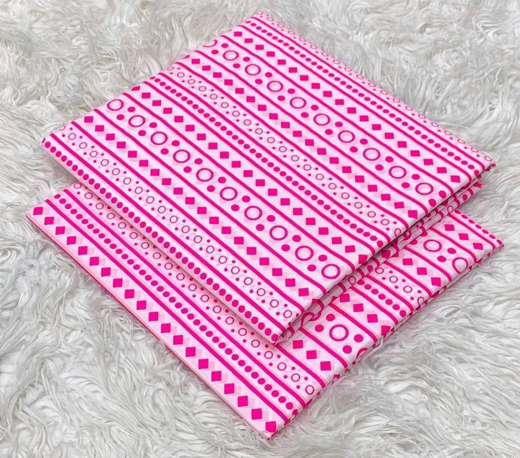 Pink Printed Lawn 2-Piece Shirt & Trouser Set
