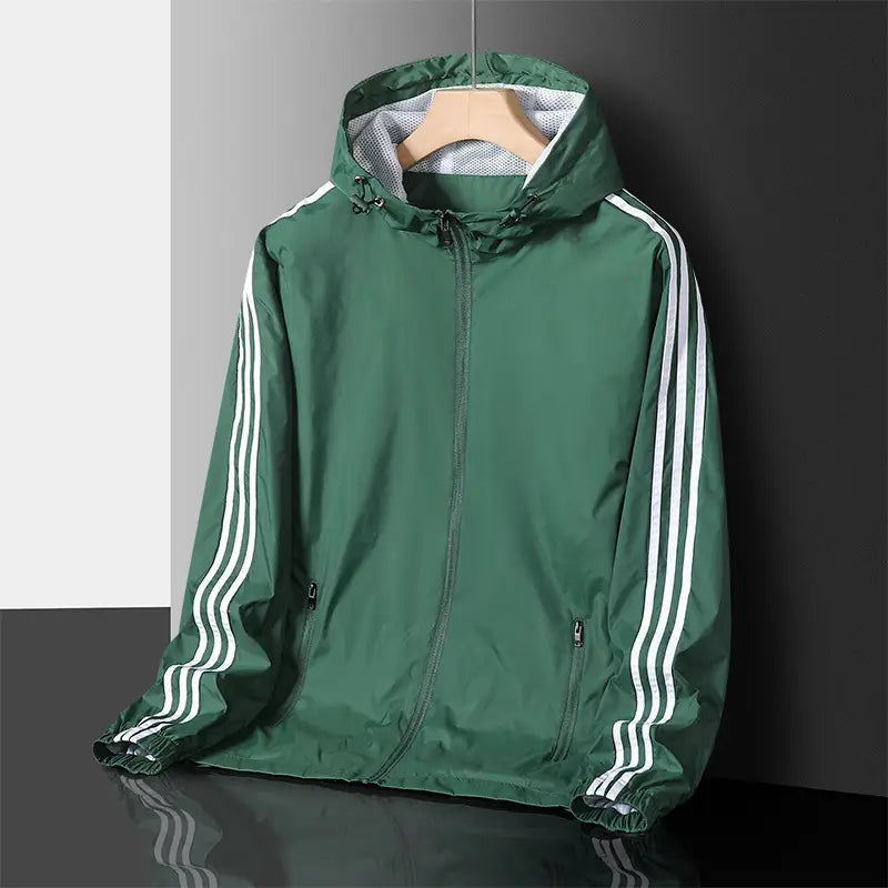 2024 New Spring Men's Sports Windbreaker Jacket Youth Casual Fashion Windproof Fabric Couple Jacket 2032
