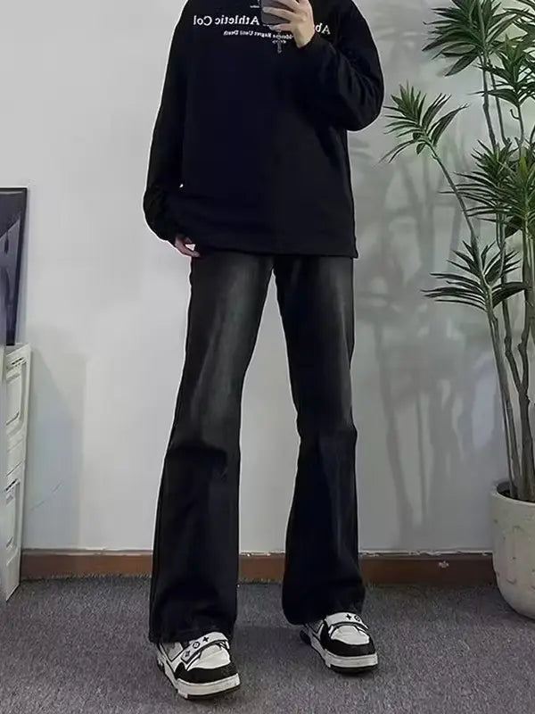 Black Slimming High Street Pants for Men