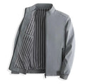 Men's Grey Crossbody Jacket with Crossbody Strap