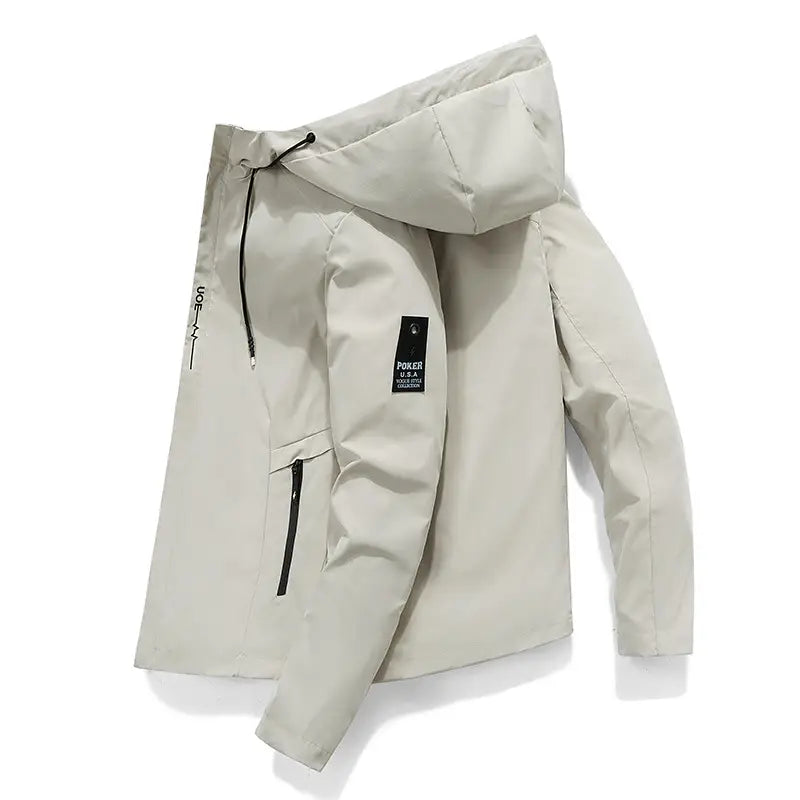 Dropshipping Jacket Men's Jacket 2024 Spring and Autum New Korean Style Casual Hooded Youth Men's Tops Trendy