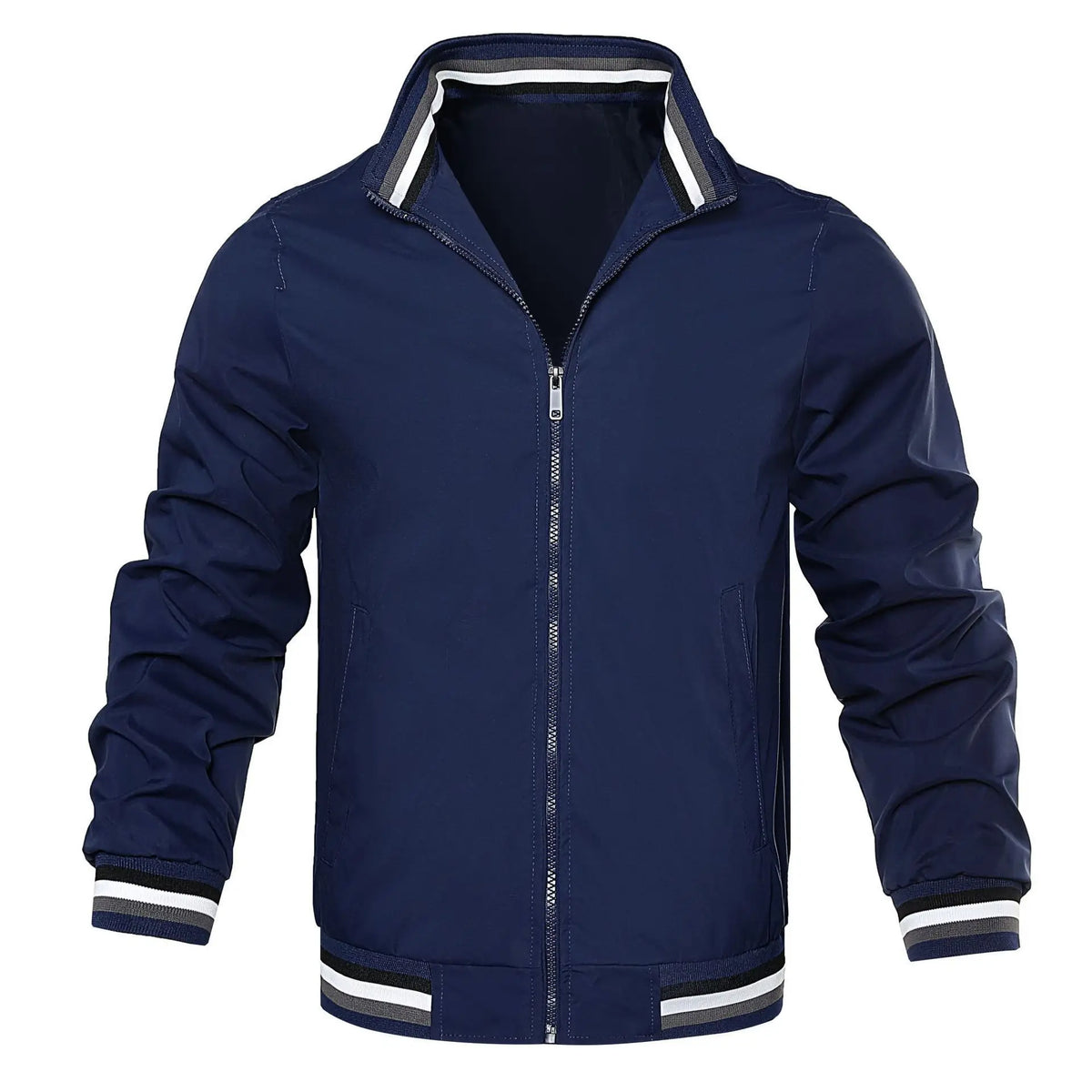 Men's 2023 Olive Green Cardigan Jacket with Hood