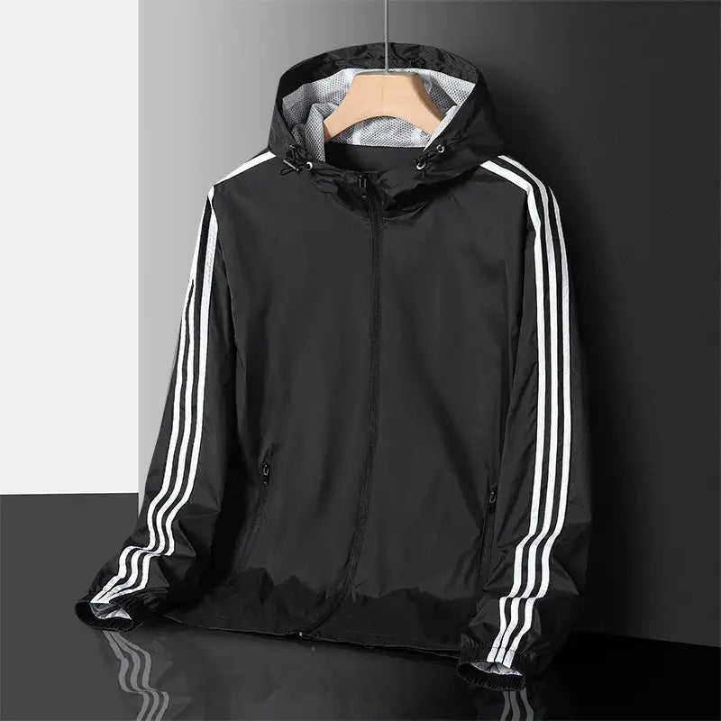 2024 New Spring Men's Sports Windbreaker Jacket Youth Casual Fashion Windproof Fabric Couple Jacket 2032