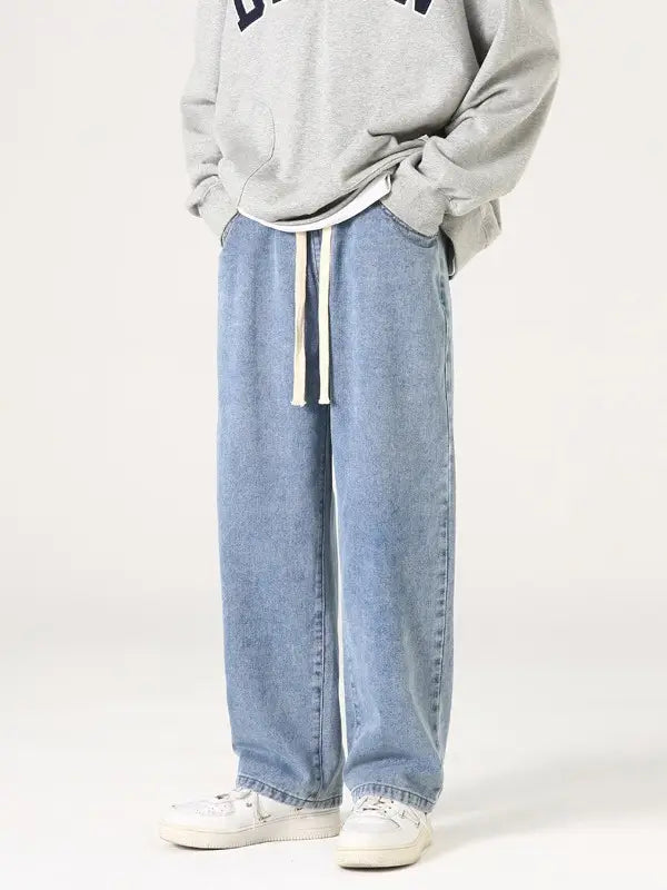 Xxbro Men's Vintage Wash Jeans Wide Leg Pants All Colors
