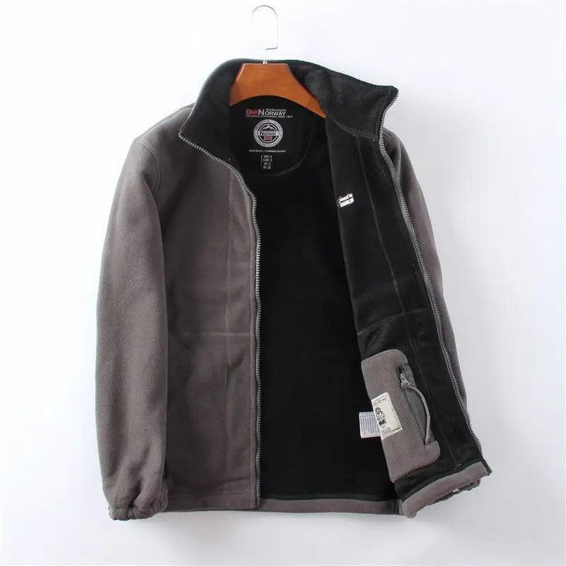 Norwegian Orders! Outdoor Velvet Thickeneded Double-Sided Polar Fleece Jacket Winter Windproof and Coldproof Warm Style