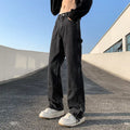 Men Vintage Cleanfit Jeans Loose Straight Sitting Pants