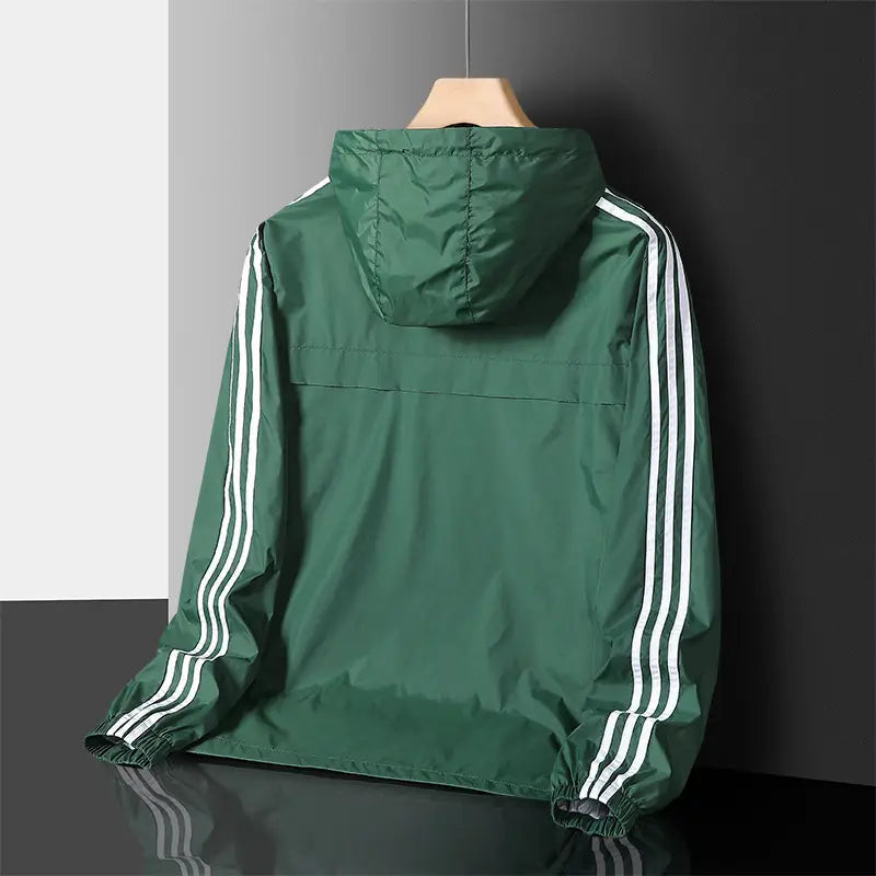 2024 New Spring Men's Sports Windbreaker Jacket Youth Casual Fashion Windproof Fabric Couple Jacket 2032