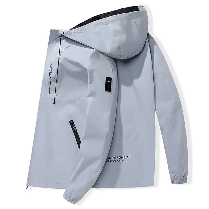 Men's Black Hooded Hoodie Spring Autumn 2023