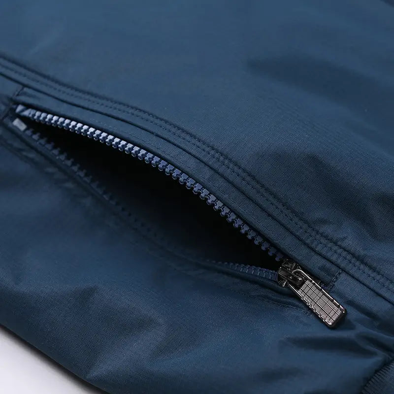 Black Thickened Business Men's Jacket Large Casual Loose
