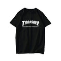 Men's Blue T-Shirt with "TARASHER" Print Loose Fit
