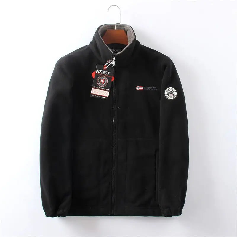 Norwegian Orders! Outdoor Velvet Thickeneded Double-Sided Polar Fleece Jacket Winter Windproof and Coldproof Warm Style