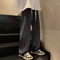 Retro Wide Leg Jeans Men Spring Autumn New American High Street