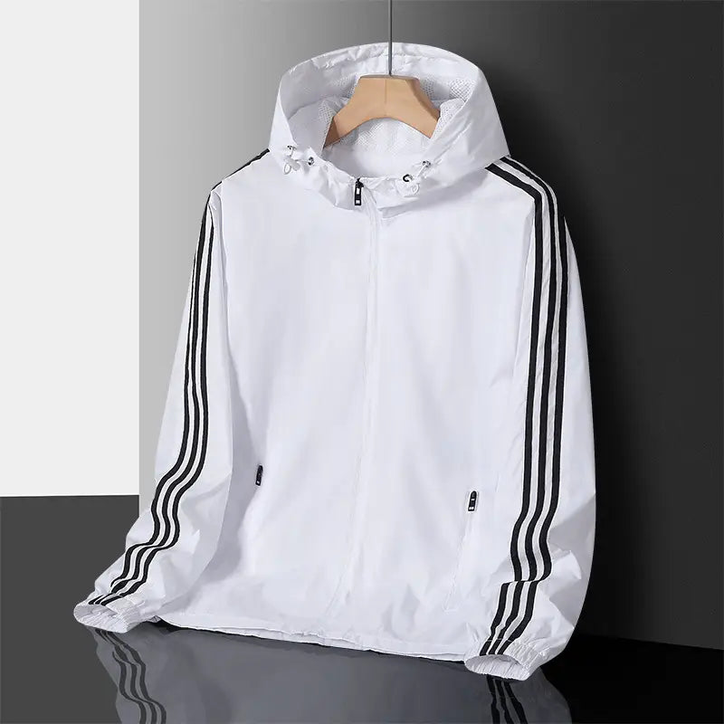 2024 New Spring Men's Sports Windbreaker Jacket Youth Casual Fashion Windproof Fabric Couple Jacket 2032
