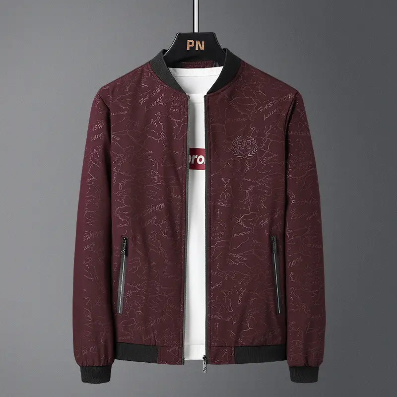 Men's Fleece Lined Jacket Black Fleece Plus Size