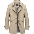 Men's Pure Cotton Beige Coat 2022 Spring Autumn