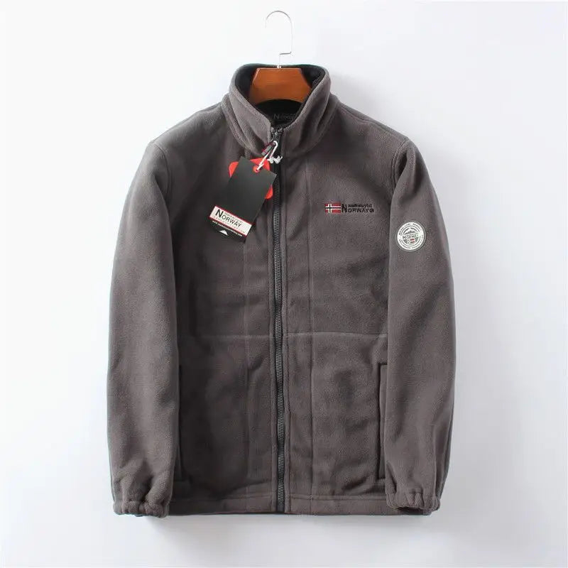 Norwegian Orders! Outdoor Velvet Thickeneded Double-Sided Polar Fleece Jacket Winter Windproof and Coldproof Warm Style